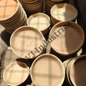 Clay Plates (Art No. JDM-120) | Handmade by NVJ INDUSTRIES