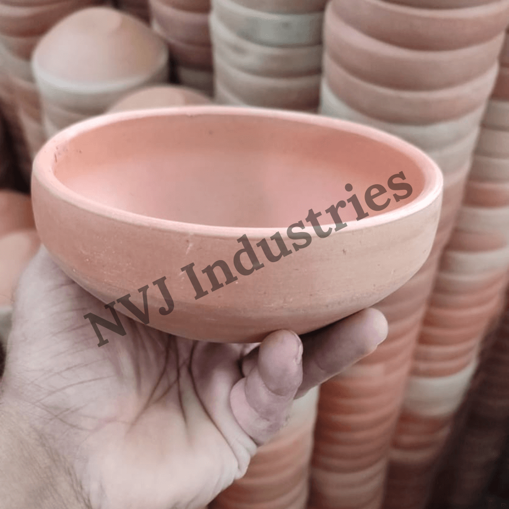 Clay Plates (Art No. JDM-128) | Handmade by NVJ INDUSTRIES