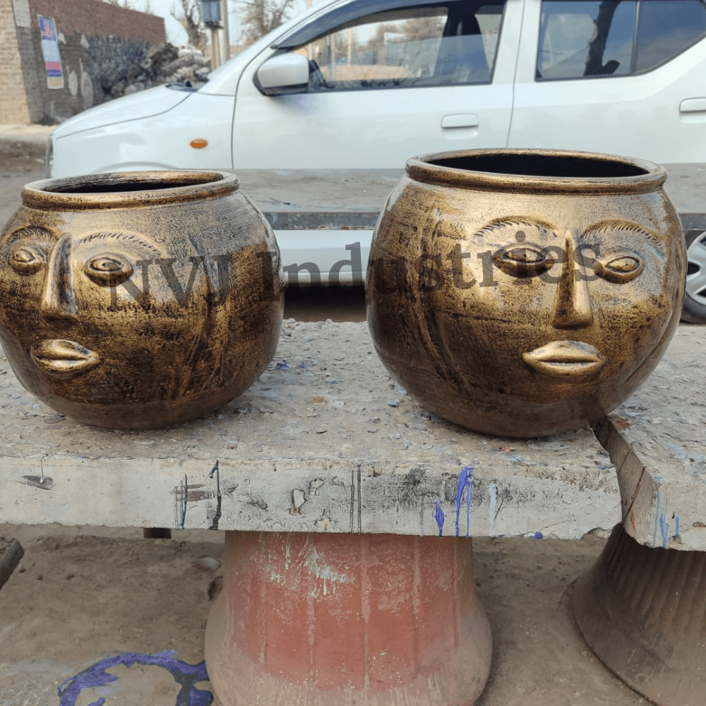 Decorative Pot (Art No. JDM-155) | Handmade by NVJ INDUSTRIES