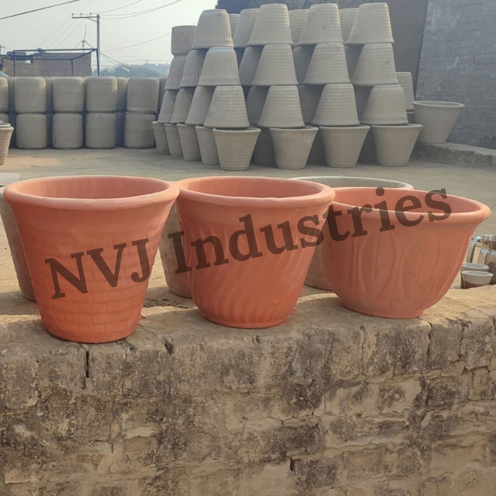 Clay Flower Pots (Art No. JDM-170) | Handmade by NVJ INDUSTRIES